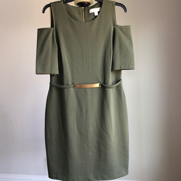 Michael Kors Dresses & Skirts - Michael Kors Cold Shoulder Ponte Dress NWT SZ M